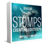 STOMPS - Creature Footsteps sound library cover by Bonson
