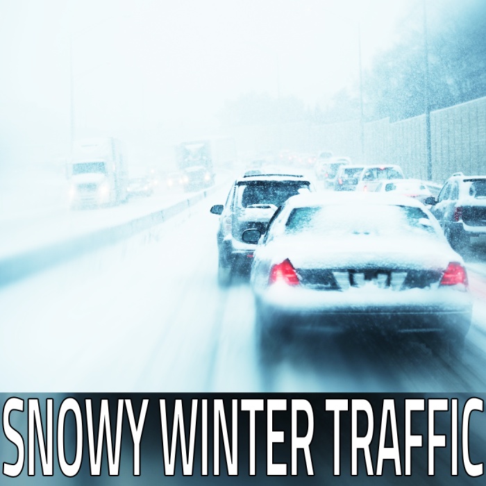 Snowy Winter Traffic sound effects