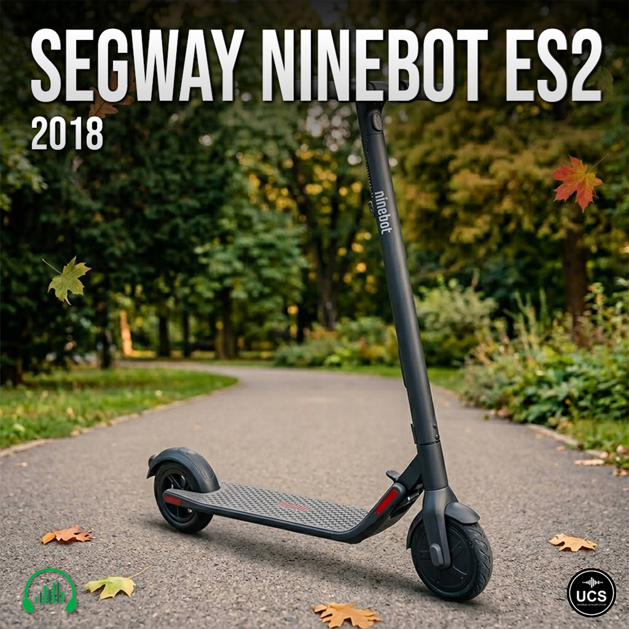 Segway Ninebot ES2 2018 electric kick scooter | Vehicle Sound