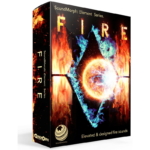 Fire sound library cover by SoundMorph