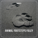 Animal Footsteps Foley sound library cover by TheWorkRoom Audio Post