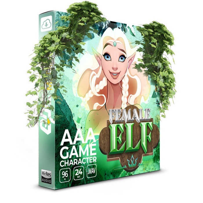 AAA Game Character Female Elf | Voice Sound Effects Library ...