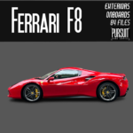 Ferrari F8 Tributo sound library cover by Pursuit Sound
