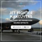 Jet Fighter Maneuvers sound library cover by Airborne Sound