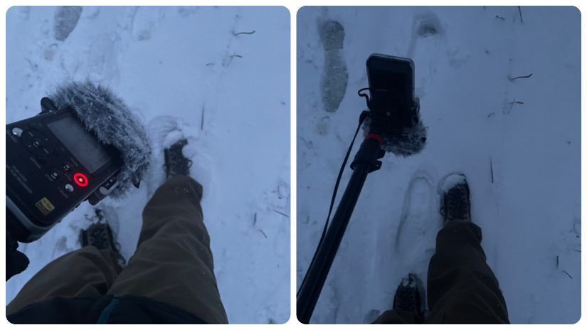 Snow footsteps sound effects