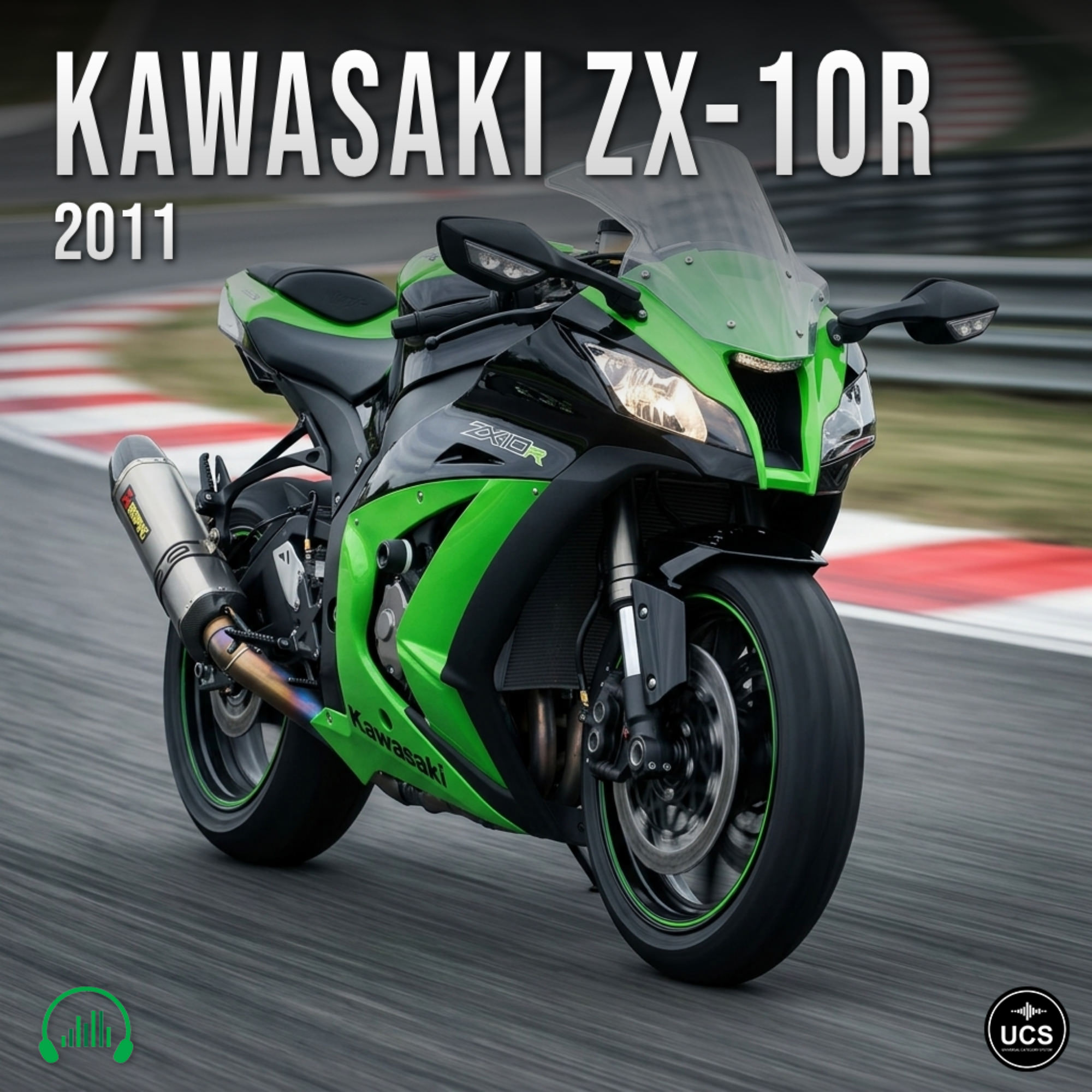Kawasaki ZX-10R 2011 sport bike motorcycle | Motorcycle Sound