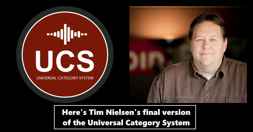 Tim Nielsen releases the final version of the Universal Category System for sound effects