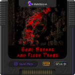 Bone Breaks and Flesh Tears sound library cover by SoundFellas