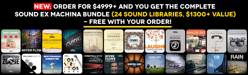 Sound Ex Machina COMPLETE Sound Effects Bundle