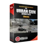 The Urban Gun Acoustics Library sound library cover by Pole Position Production