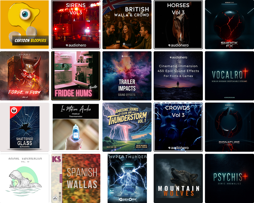 21 new sound libraries