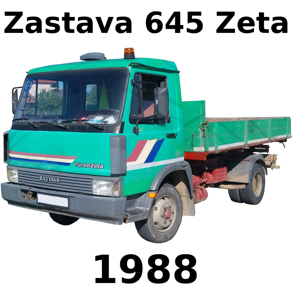 Zastava 645 Zeta 1988 truck