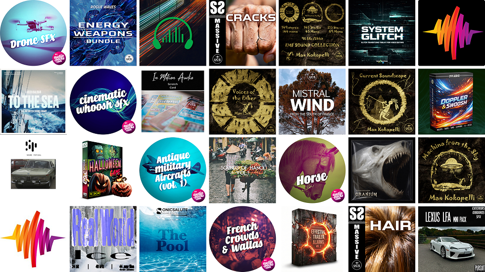 29 great new sound libraries: 40 years of military aircraft, ocean soundscapes, sounds of Hanoi, EMF madness, thorough thoroughbreds, and much more