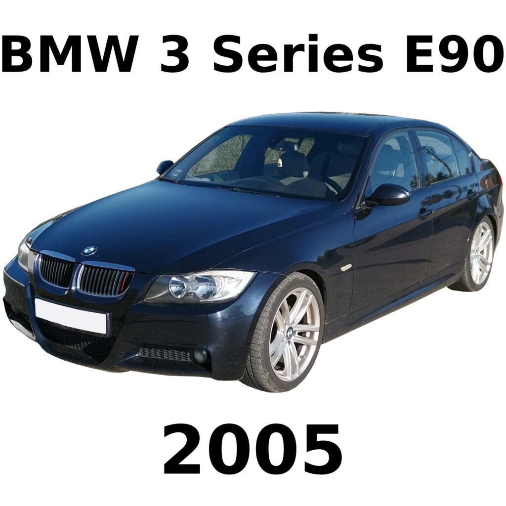 BMW 3 Series E90 2005 large family car
