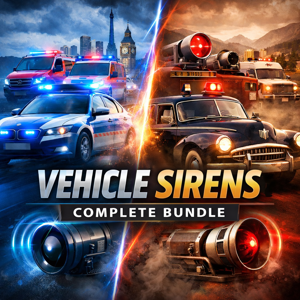 VEHICLE SIRENS – Complete Bundle