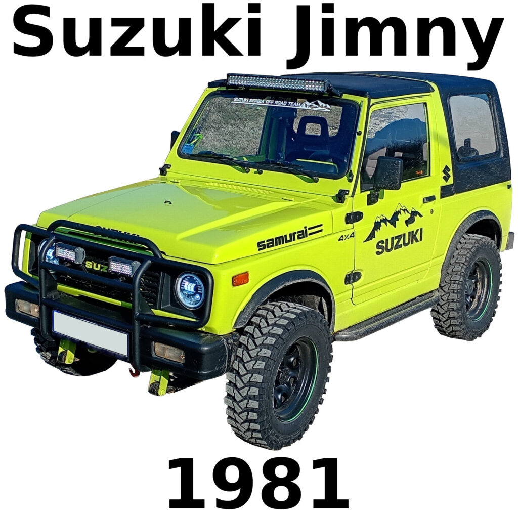 Suzuki Jimny 1981 off-road mini SUV sport utility vehicle