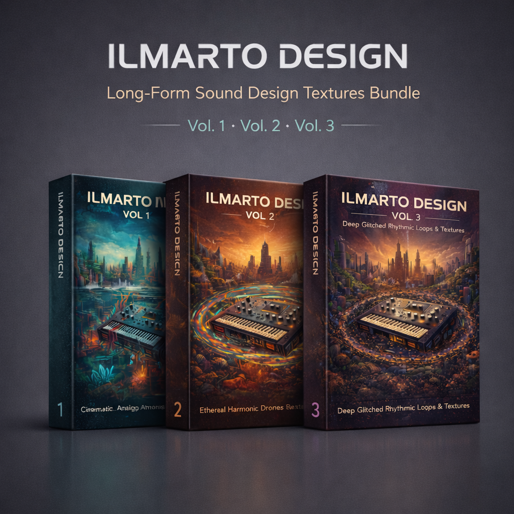 Long-Form Sound Design Textures – Vol. 1–3 Bundle