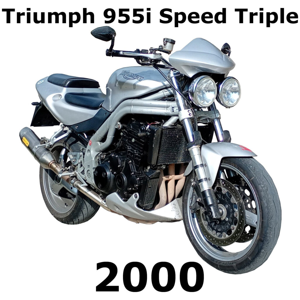 Triumph 955i Speed Triple 2000 streetfighter muscle bike motorcycle
