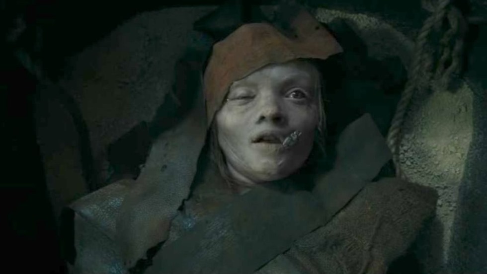 The Mummy production still