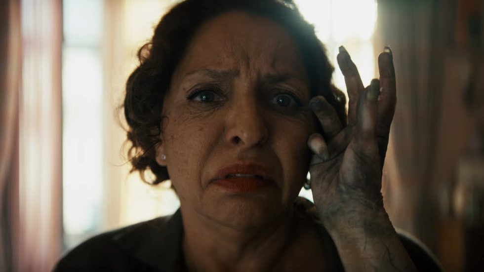 The Mummy production still