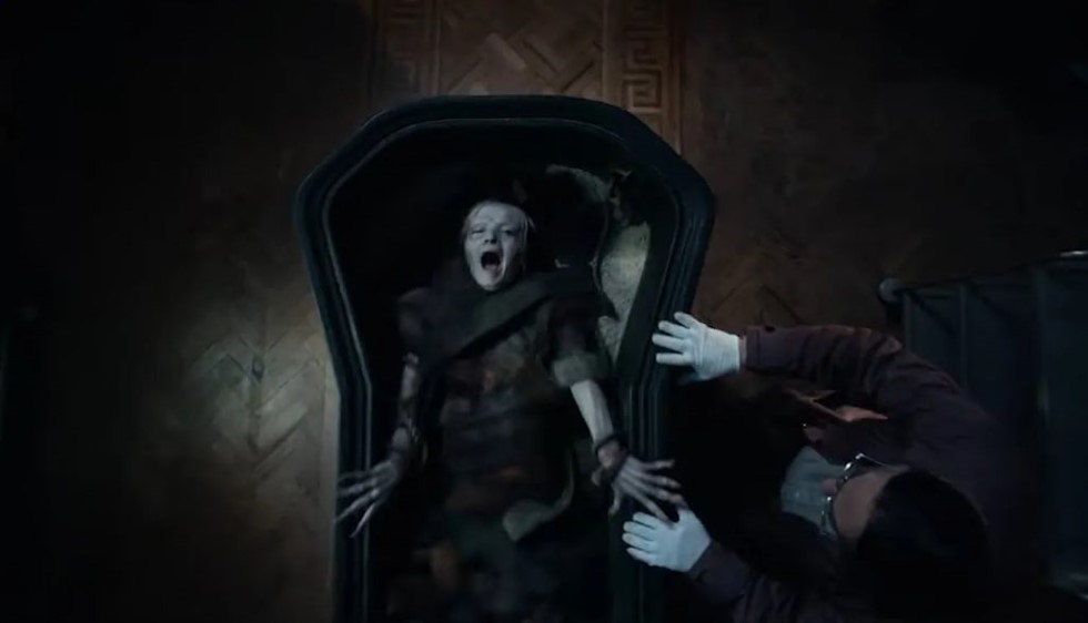 The Mummy production still
