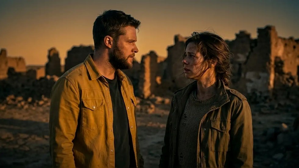 The Mummy production still