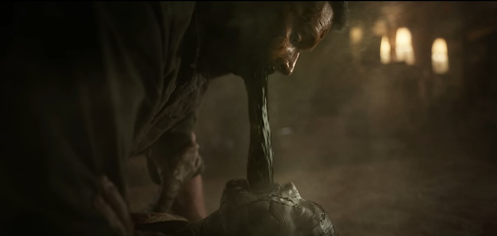 The Mummy production still