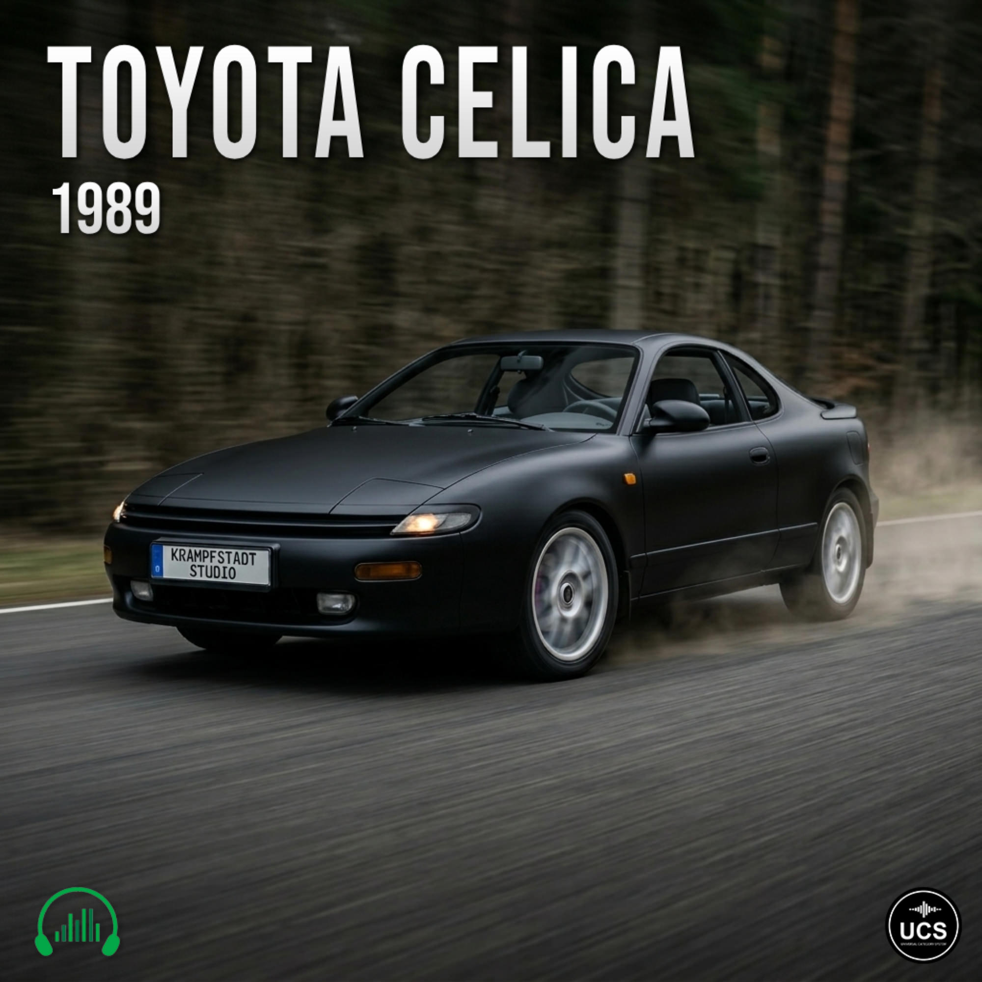 Toyota Celica 1989 sports car | car Sound Effects Library
