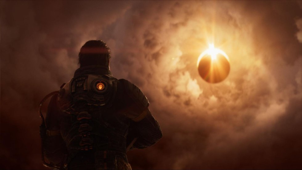 Arjun Devraj watching the Eclipse break through the clouds over Carcosa