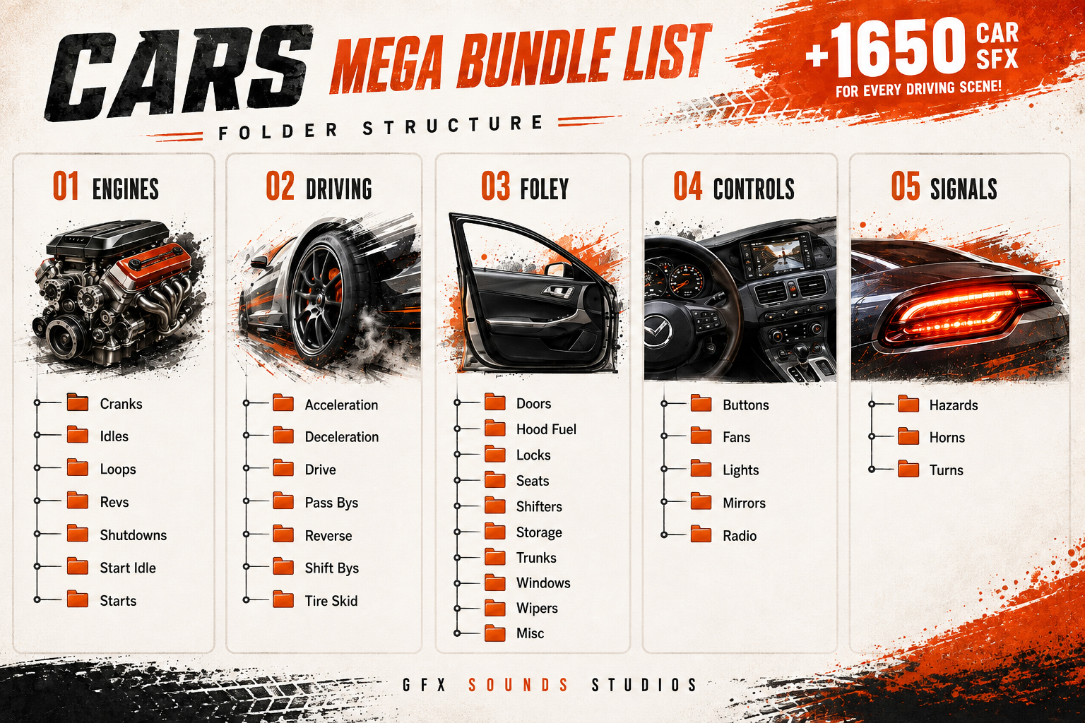 Cars Mega Bundle Folder Structure