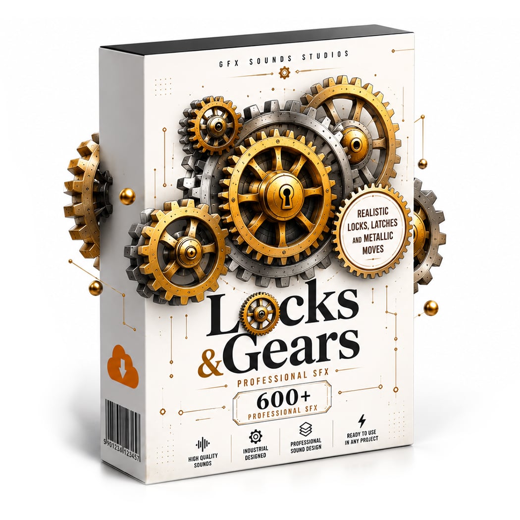 Locks & Gears – Gears, Locks & Machinery Sound Effects Bundle