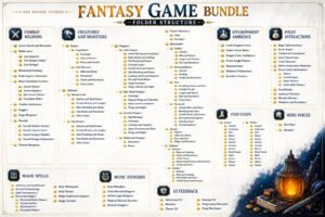 fantasy game bundle folder structure