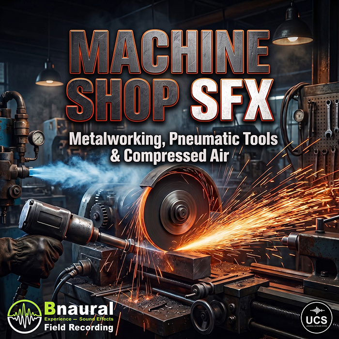 MACHINE SHOP SFX: Metalworking, Pneumatic Tools & Compressed Air